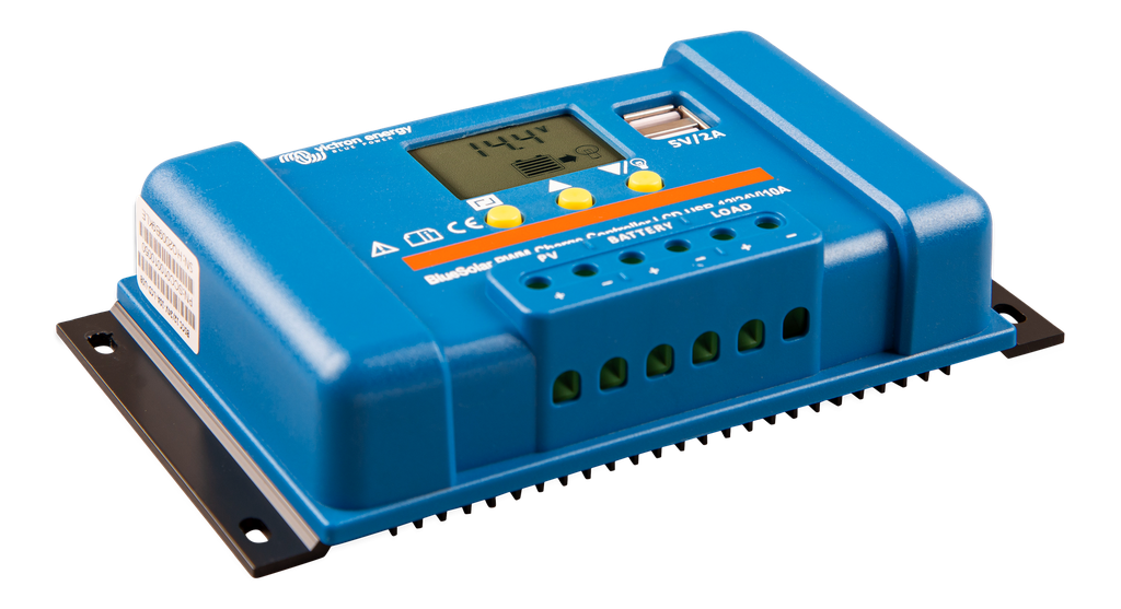 VICTRON - BlueSolar PWM-LCD&USB 12/24V-10A