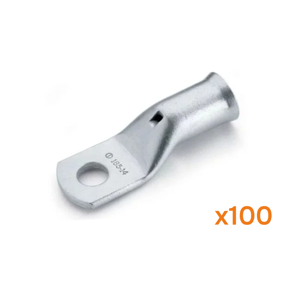 COSSE TUBULAIRE - CUIVRE NFC 20-130 - SECTION - 25mm² - diam. 6mm (100 pcs)