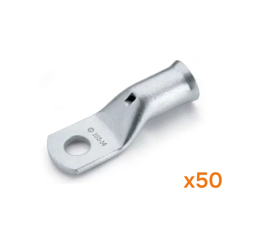 COSSE TUBULAIRE - CUIVRE NFC 20-130 - SECTION - 35mm² - diam. 12mm (50 pcs)