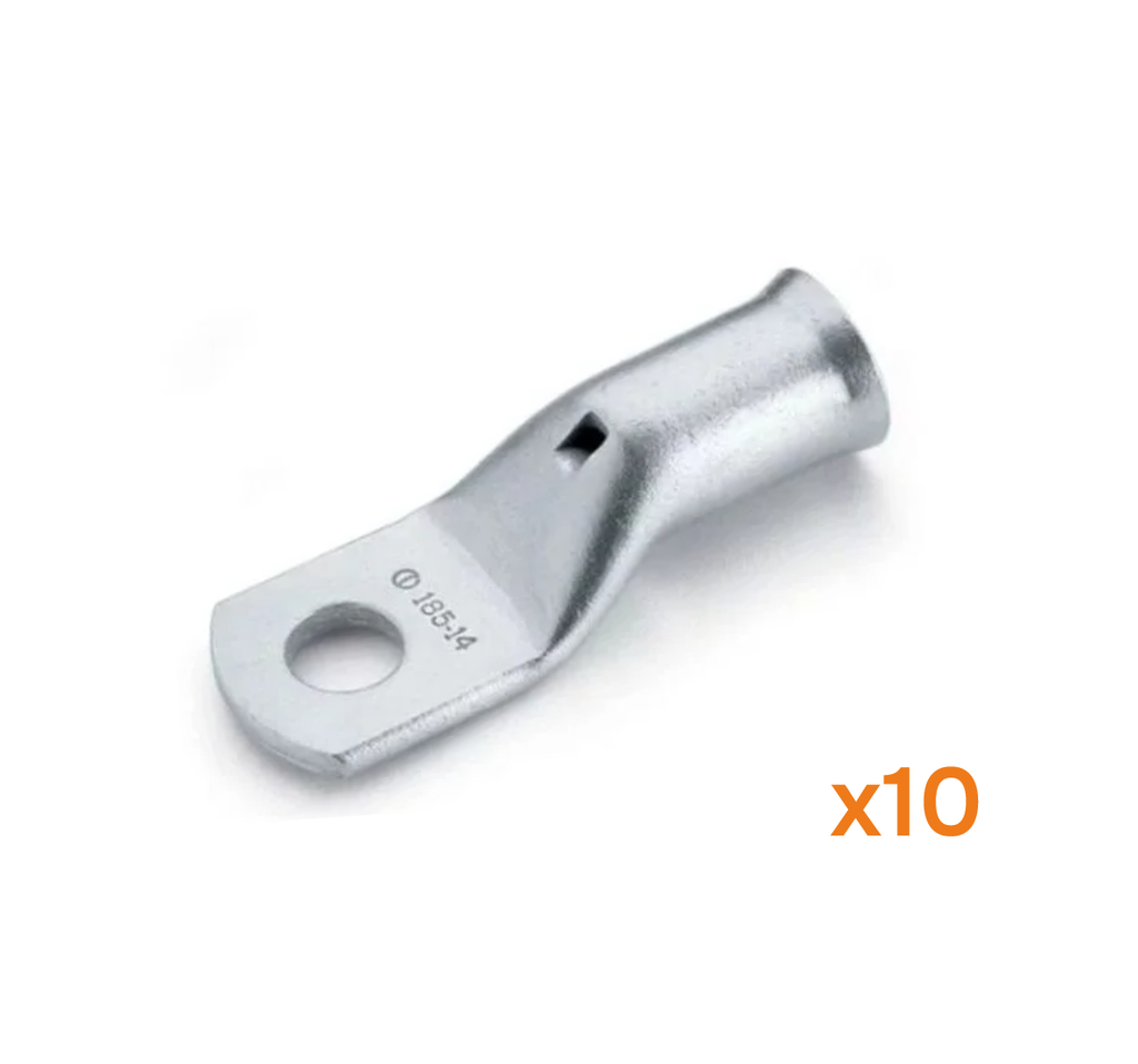 COSSE TUBULAIRE - CUIVRE NFC 20-130 - SECTION - 150mm² - diam. 10mm (10 pcs)