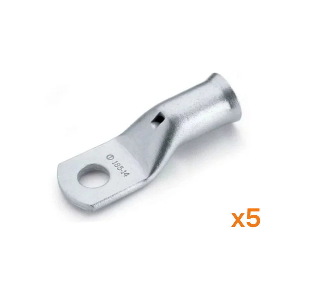 COSSE TUBULAIRE - CUIVRE NFC 20-130 - SECTION - 300mm² - diam. 12mm (5 pcs)