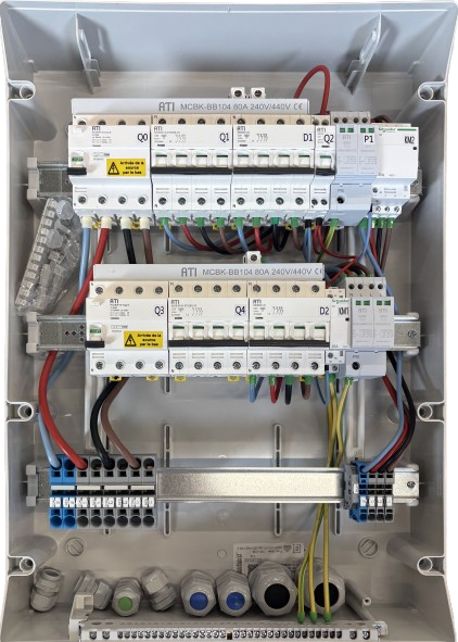 RI2E - COFFRET AC BACK UP TRIPHASÉ DE 8 A 15KW - TYPE B