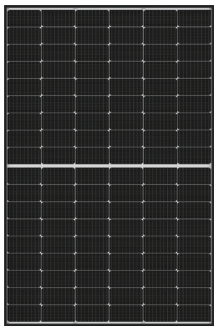 LONGI SOLAR Module 405Wc - Mono - 108 1/2 cellules - 1500 Vdc - Cadre noir - Tedlar blanc - Dimensions 1722 x 1134 x 30mm - Garantie 12 ans