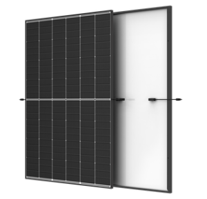 TRINA - Module N-TYPE 430Wc avec bilan carbone CRE4 - Bi-verre - Cadre noir fond blanc - 144 cellules - Dimensions 1762 x 1134 x 30 mm - Connecteur MC4 Evo 2