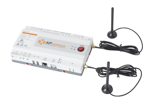 APSYSTEMS - Passerelle de communication ECU-C ZIGBEE pour DS3 - QT2. Contrôle zéro injection réseau possible (avec tores)Adapté aux systèmes monophasés ou triphasésMonitoring au niveau du panneau // WiFi intégréCourbes d'autoconsommation possibles (avec tores)Tores de comptage non livrés avec la passerelle ECU-C- prendre 6 tores additionnels pour du triphasé- prendre 2 tores additionnels pour du monophasé