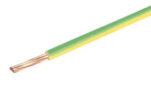 OMERIN - Câble de terre Vert/Jaune - SOLARPLAST HO7V-K 6mm² CuA1 - Couronne de 100m