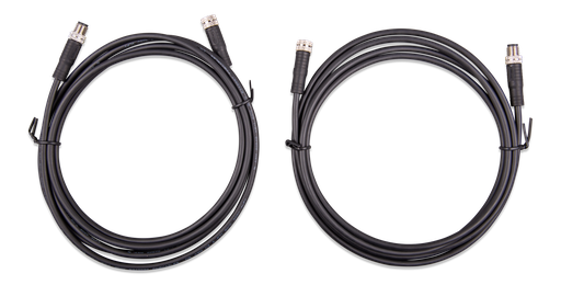 VICTRON - M8 circular connector Male/Female 3 pole cable 2m (bag of 2)