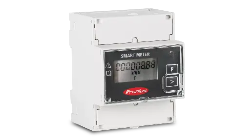 FRONIUS - SMART METER 63A-3 - Triphasé. Pour optimisation de l'auto-consommation, détection de la courbe charge et contrôle des différents flux d’énergie.