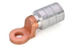 SORECA - COSSE ALU/CUIVRE FÛT COURT - SECTION - 150mm² diam. 10mm rétreint hexagonal