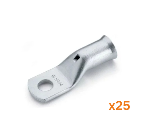 COSSE TUBULAIRE - CUIVRE NFC 20-130 - SECTION - 50mm² - diam. 6mm (25 pcs)