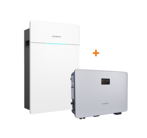 SUNGROW - PACK ONDULEUR + BATTERIE - comprend un Onduleur Monophasé Hybride - SH6.0RS V13 + Batteries Monophasées Plug & Play (SBS050)