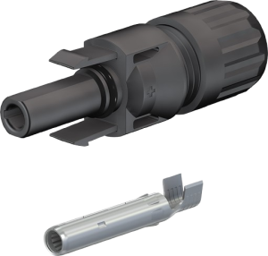 STÄUBLI - Connecteur MC4 Femelle 10mm2 PV-KBT4/10II-UR - section de câble 10 mm² - Diam sur isolant du câble 5,9 à 8,8mm