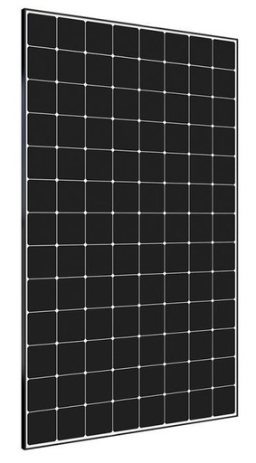 SUNPOWER - Module MAX3 400Wc - Cadre noir - Fond blanc - Dimensions 1690 x 1046 x 40 mm