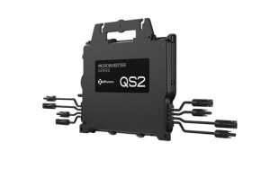 APSYSTEMS - Micro-onduleur QS2 monophasé (2200VA) 4 entrées indépendantes Garantie 12 ans avec passerelle ECU - 2 QS2 maximum par string