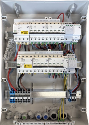 RI2E - COFFRET AC BACK UP TRIPHASÉ DE 8 A 15KW - TYPE B