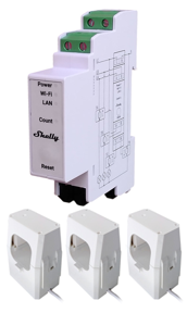 SHELLY - Shelly Pro 3EM 400A + 3 x TC