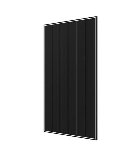 AIKO - Module Back-Contact 485W - Bi-verre - PPE2 500kg CO2eq/kWc ou PPE2 V2 inférieur à 740kg CO2eq/kWc - Cadre noir - Fond blanc - 108 cellules - Dimensions 1762 x 1134 x 30 mm - Connecteur MC4.